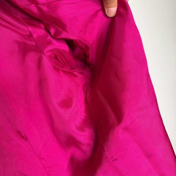 Totonko Vibrant Pink Wool Coat Size 8 Medium 20” PTP - Picture 12 of 15